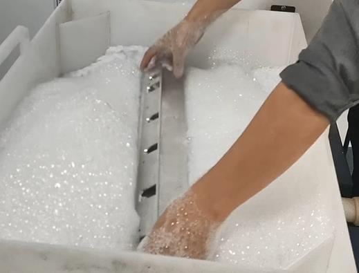 鋁型材切割金屬樣品 鋁型材切割金屬樣品